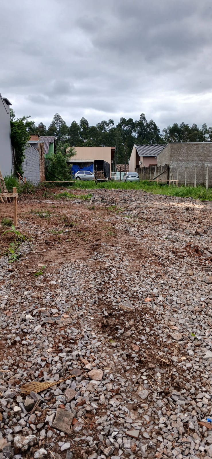 Mercado Bela Vista - O Mercado da Família, Venâncio Aires: Terreno com brita preparado para a obra